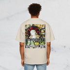Marian Stain Glass- Oversized Tee