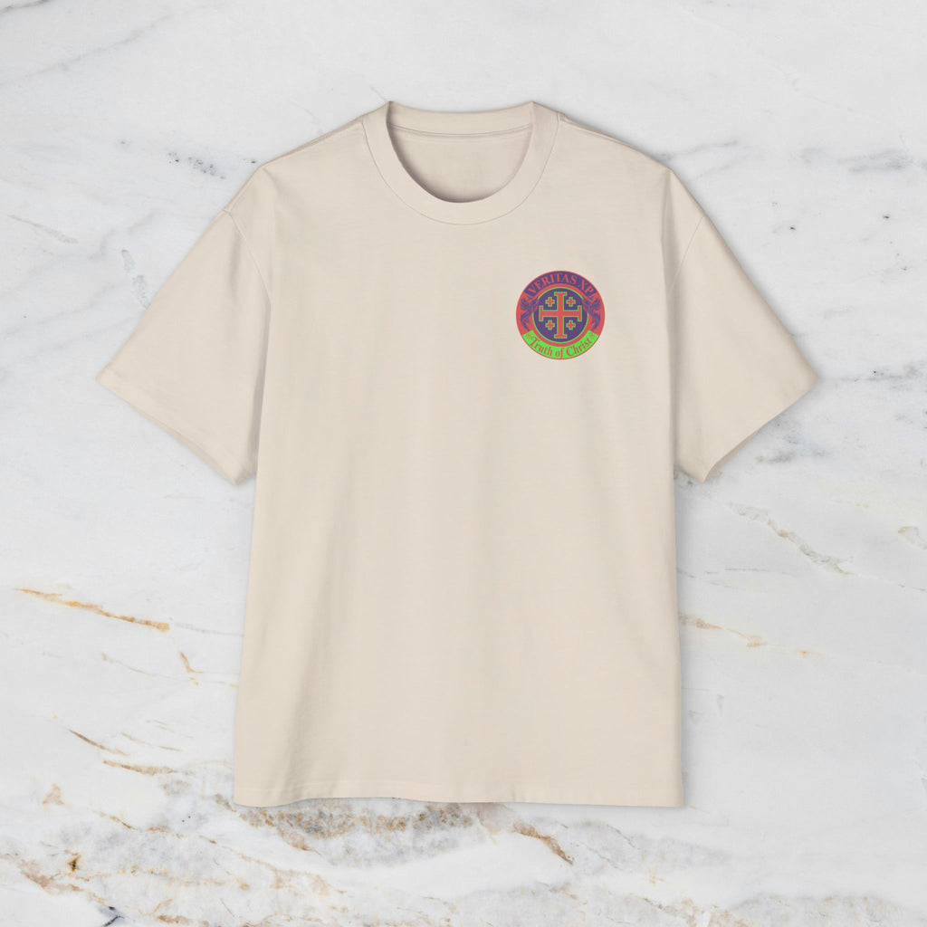 Marian Stain Glass- Oversized Tee
