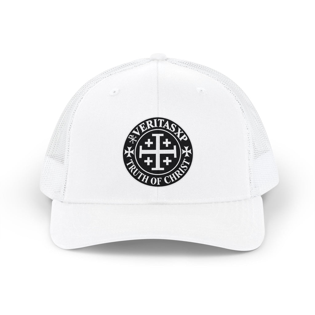 Richardson 112 Trucker Hat— Print Cross Snapback