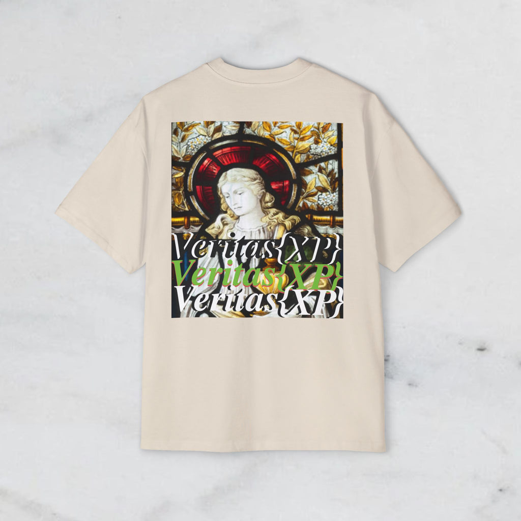 Marian Stain Glass- Oversized Tee