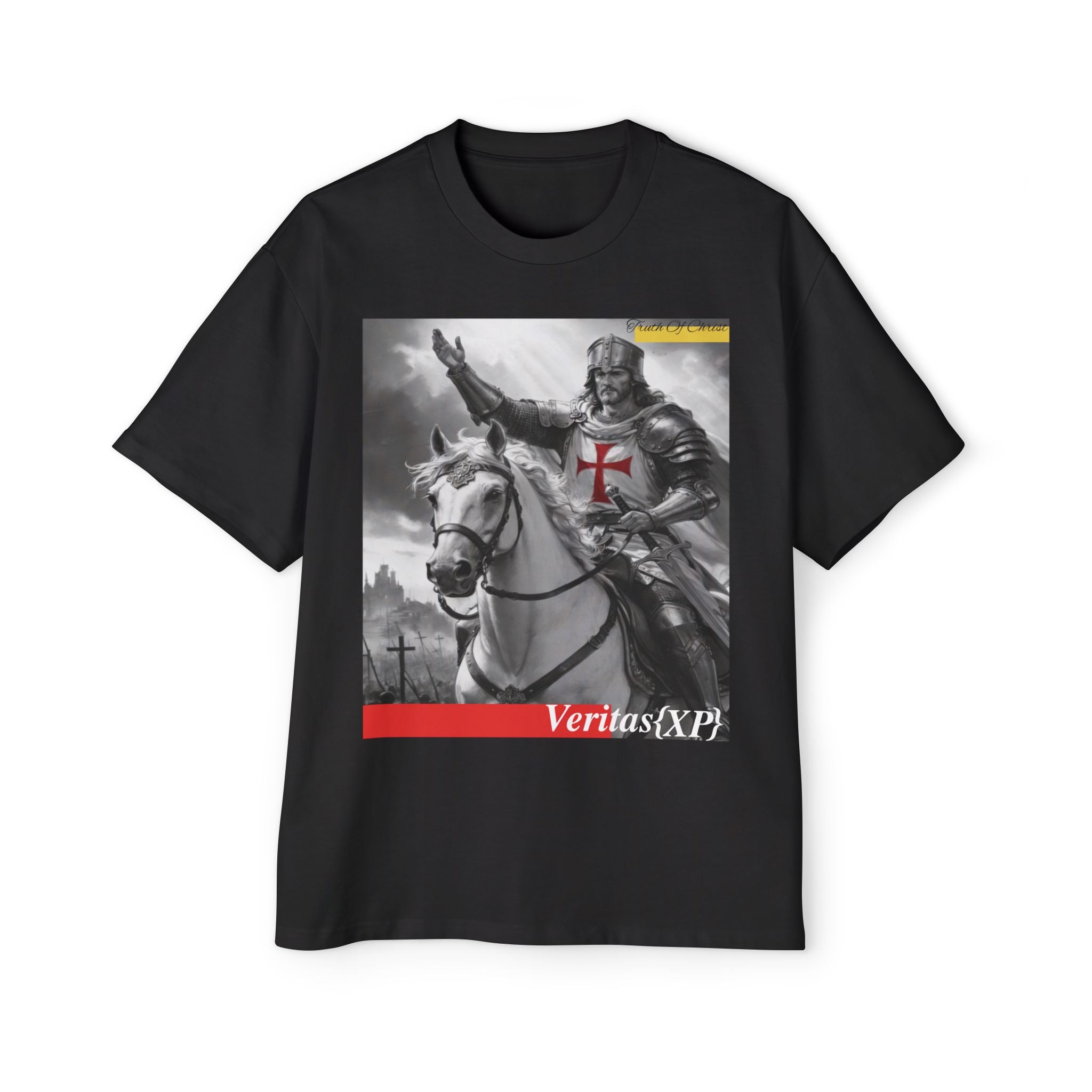 Crusader Horse Padre- OVERSIZED TEE