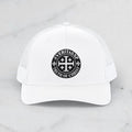 Richardson 112 Trucker Hat— Print Cross Snapback