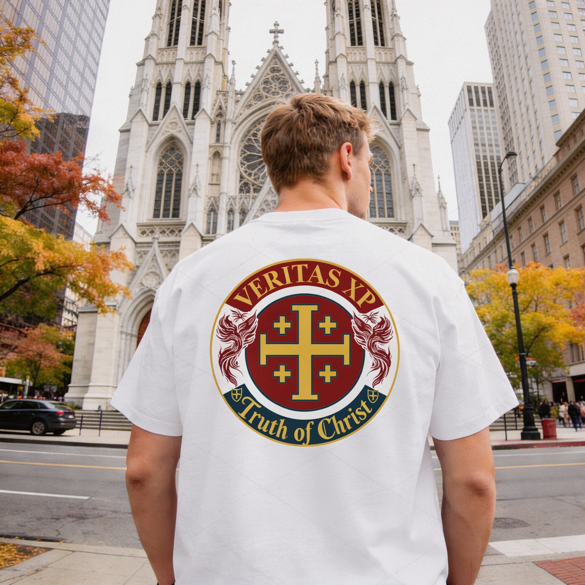Crest Retro- Oversized Tee