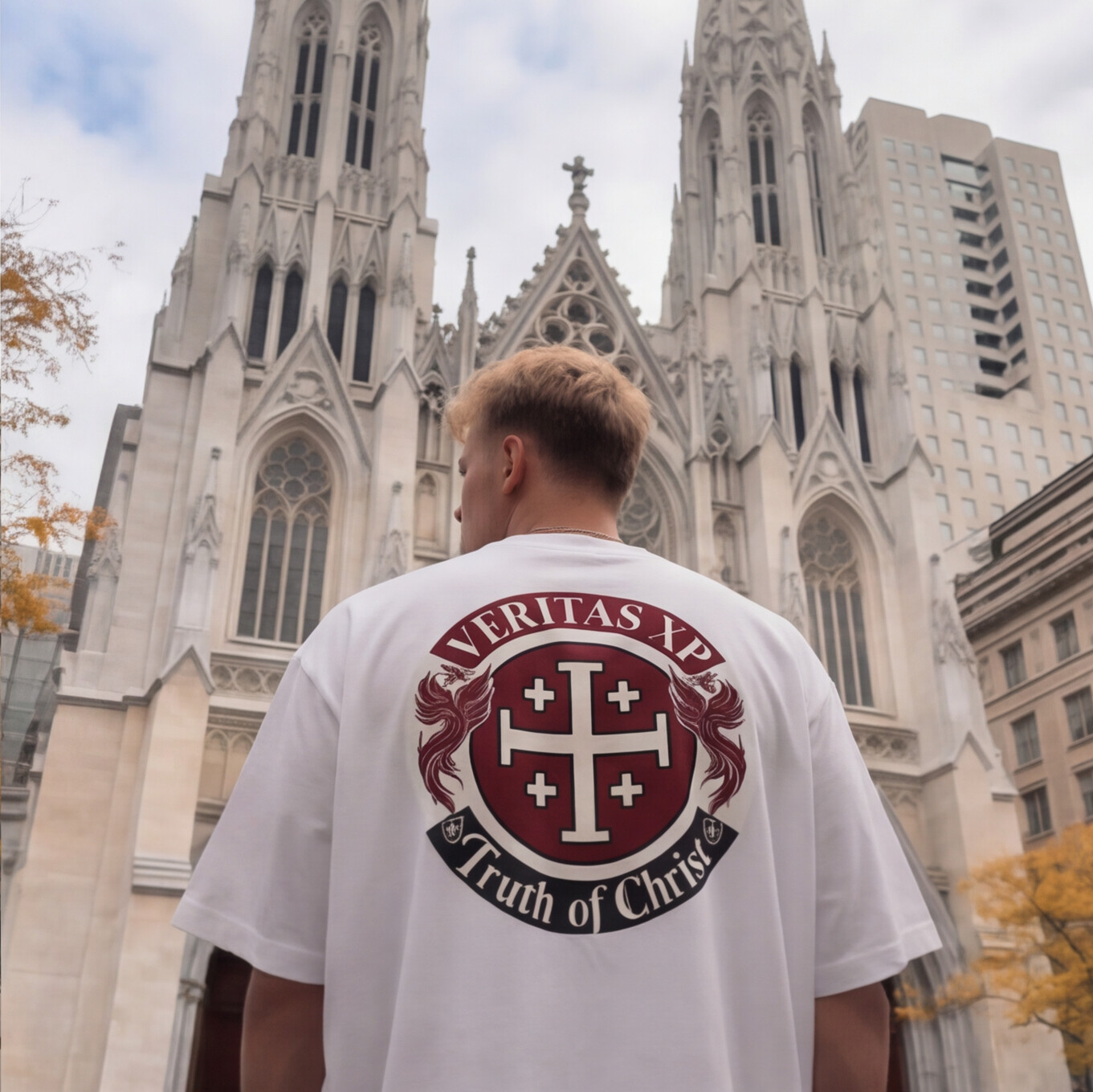 Circle Crest Shield Oversized Tee