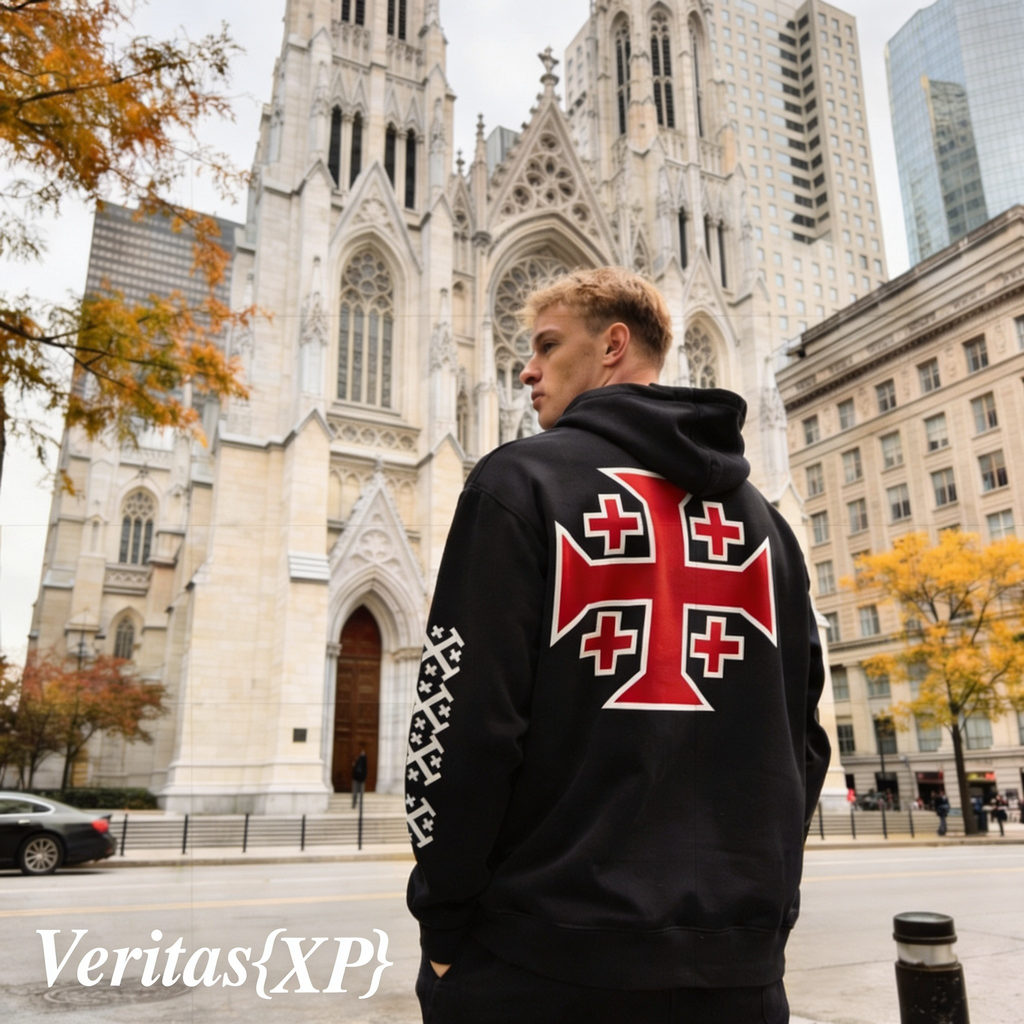 Black Sheep | Jerusalem Cross Hoodie
