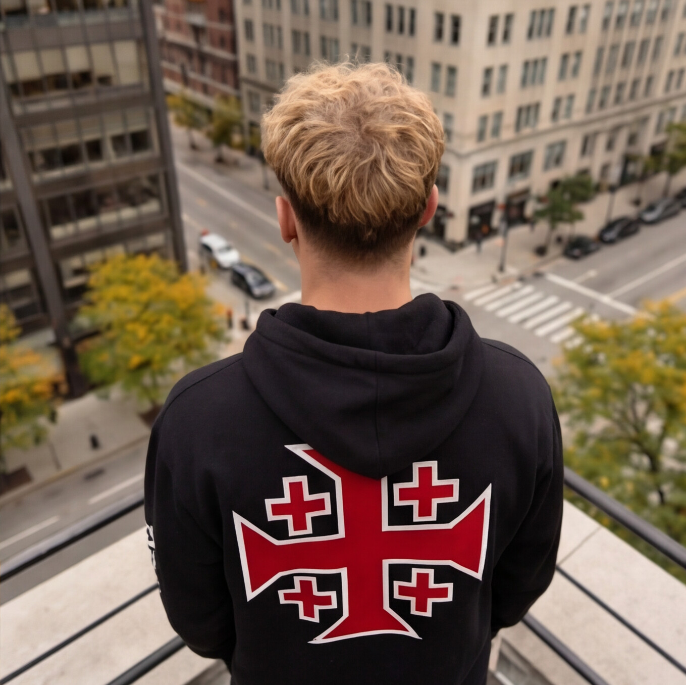 Black Sheep | Jerusalem Cross Hoodie