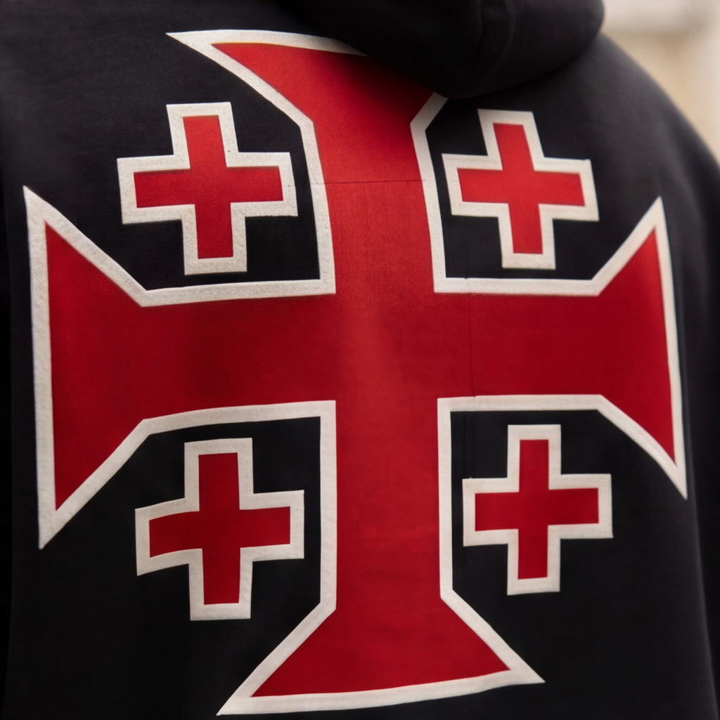 Black Sheep | Jerusalem Cross Hoodie