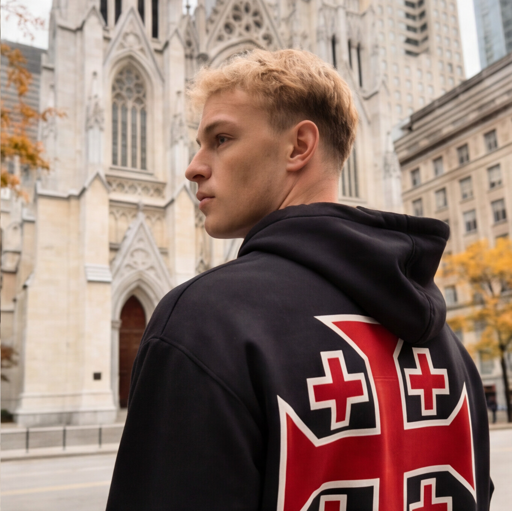 Black Sheep | Jerusalem Cross Hoodie