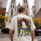 Marian Stain Glass- Oversized Tee