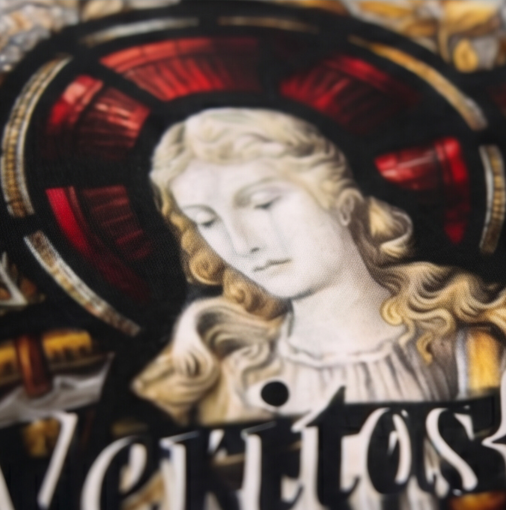 Marian Stain Glass- Oversized Tee
