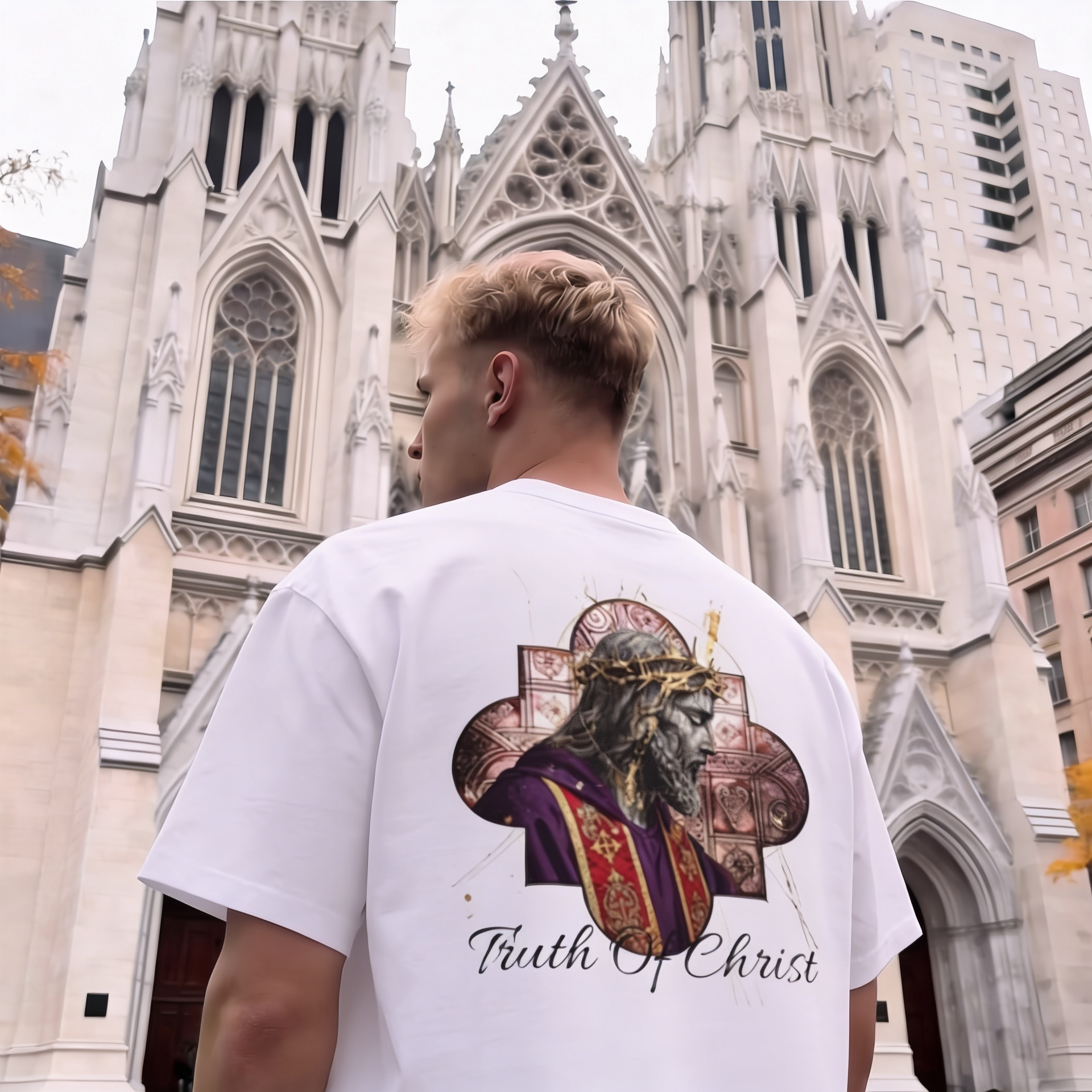 Golden Crown- Oversized Tee