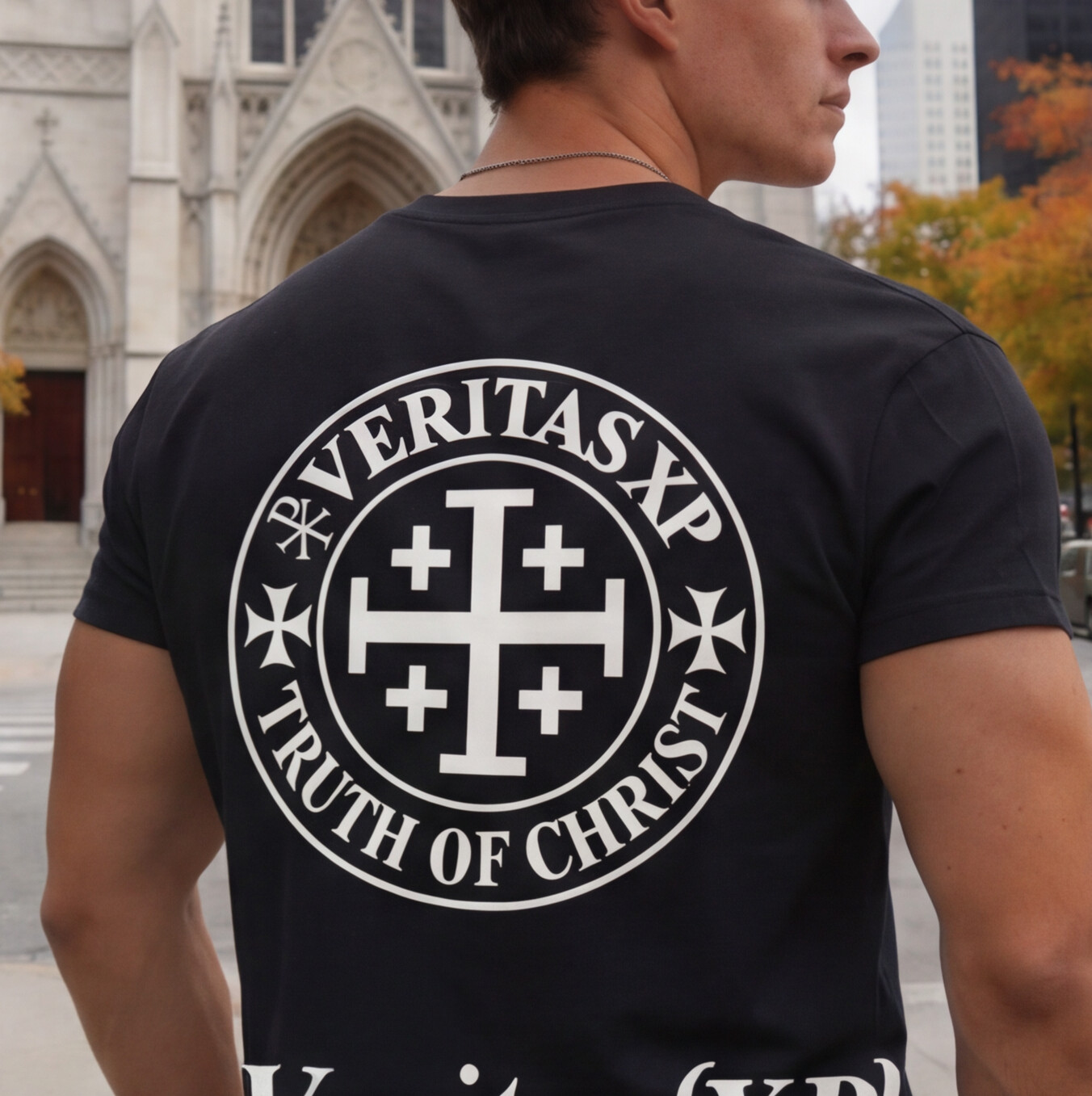XP Soft-Active Wear Minimal Crest Tee