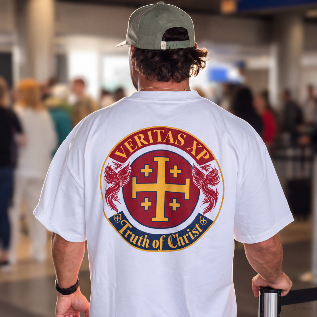 Crest Retro- Oversized Tee