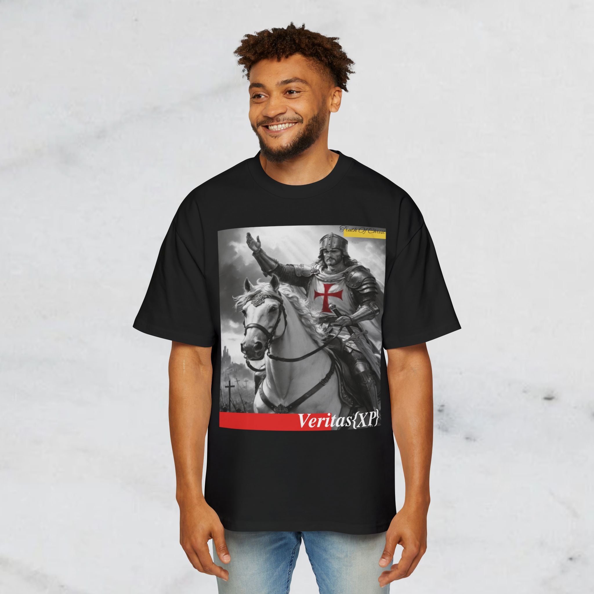 Crusader Horse Padre- OVERSIZED TEE