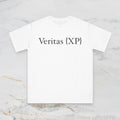 Veritas {XP} Minimal Latin Crest Tee - White