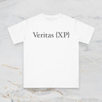 Veritas {XP} Minimal Latin Crest Tee - White