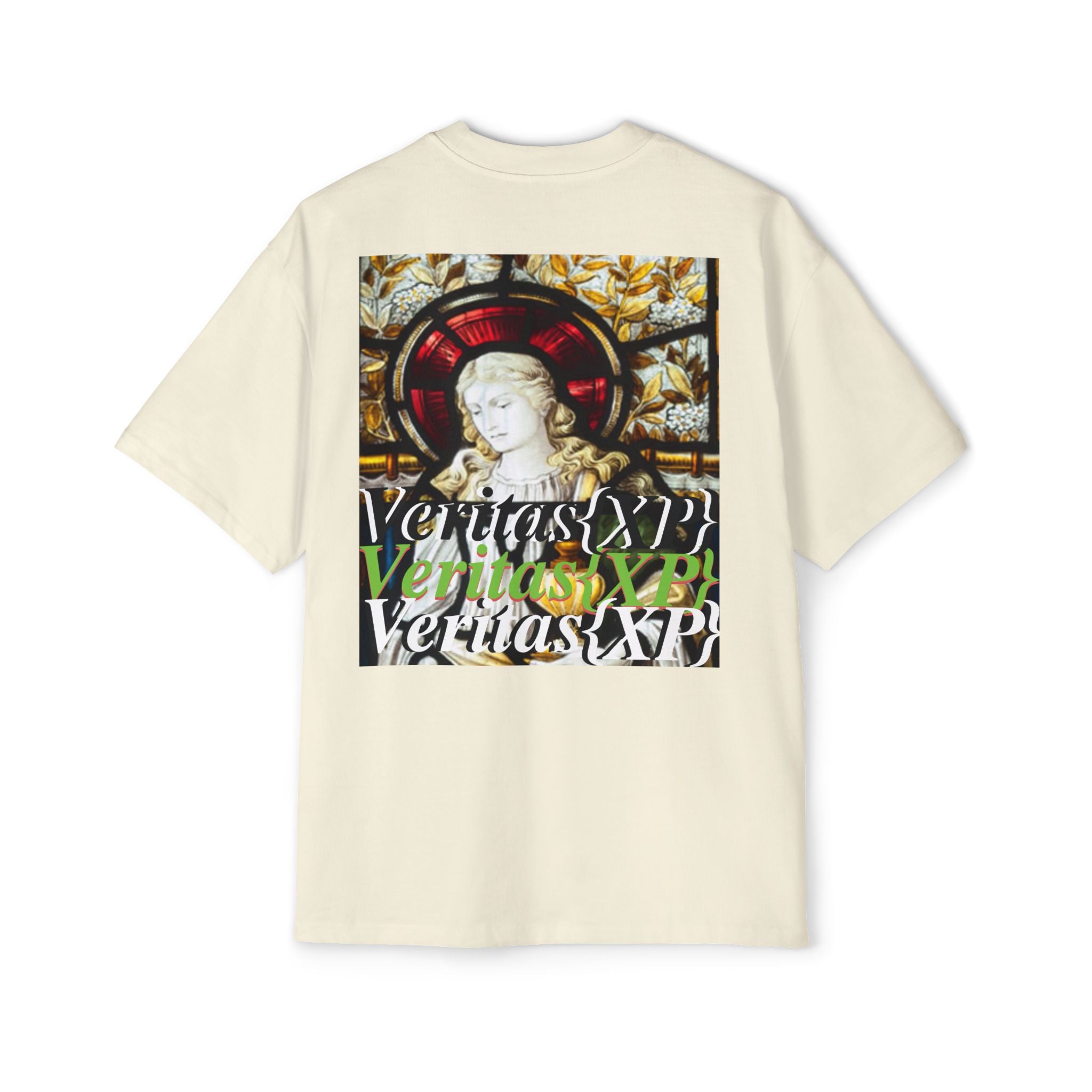 Marian Stain Glass- Oversized Tee