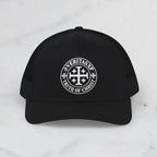 Richardson 112 Trucker Hat— Print Cross Snapback
