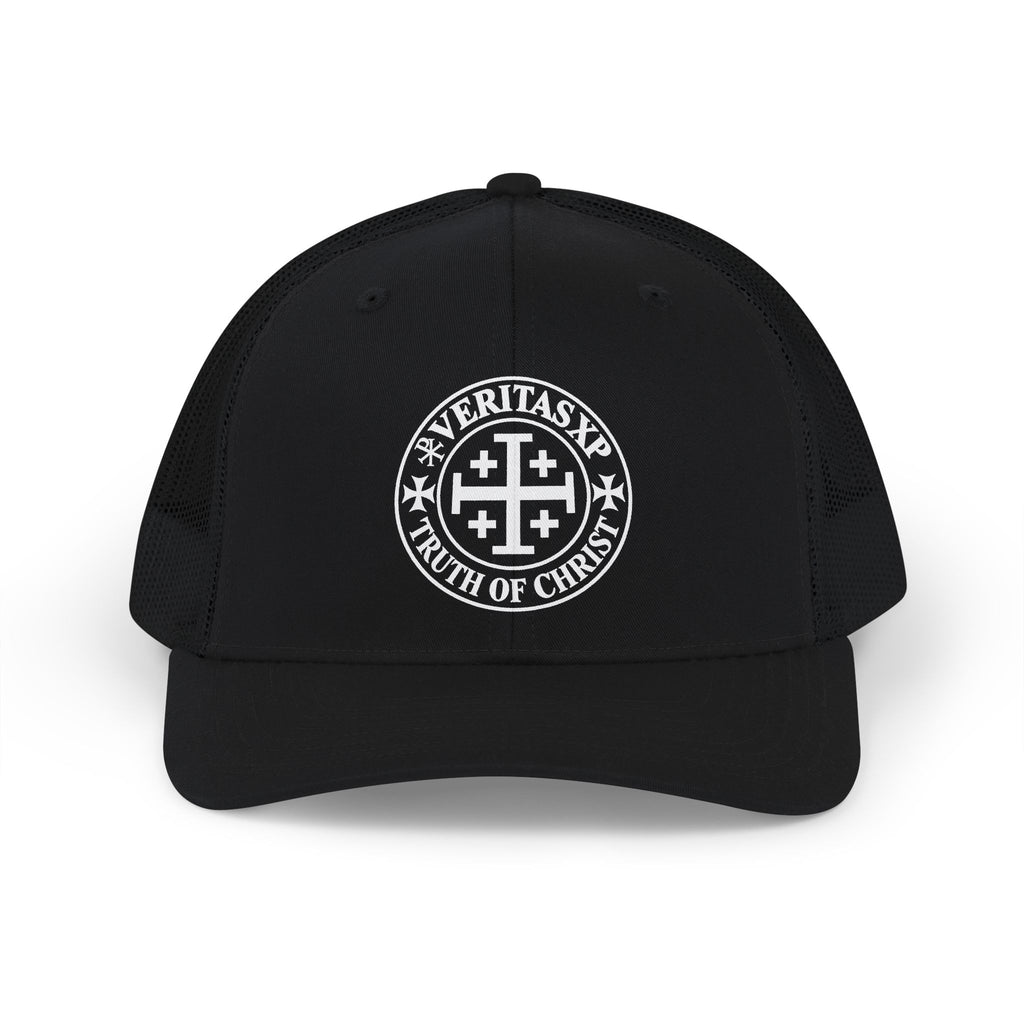 Richardson 112 Trucker Hat— Print Cross Snapback