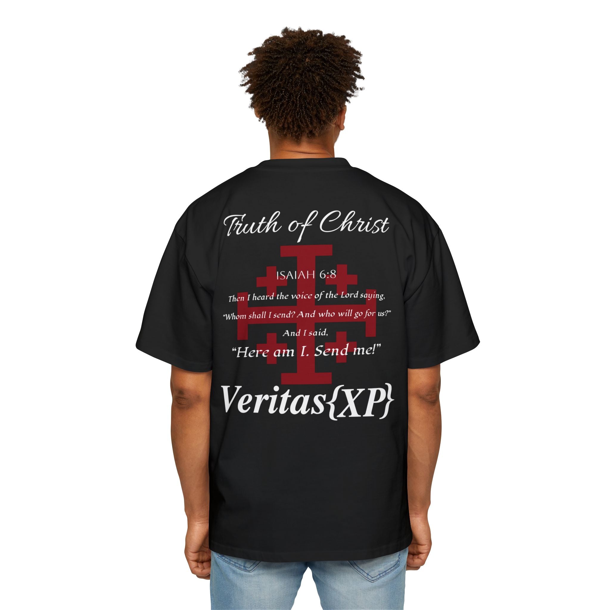 6:8 "Send Me"- Oversized Tee
