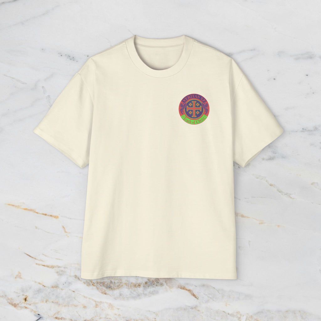 Marian Stain Glass- Oversized Tee