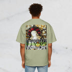 Marian Stain Glass- Oversized Tee